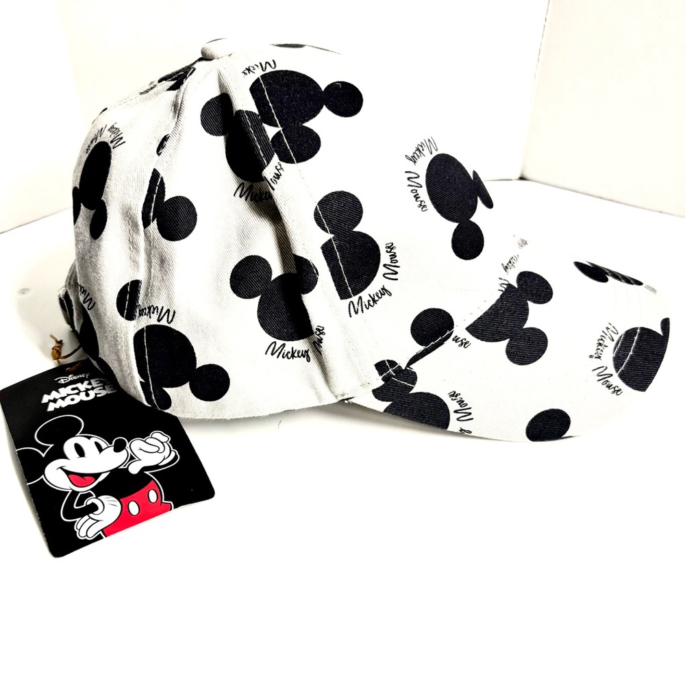 NWT Disney Grey Black Mickey Mouse Hat - Picture 4 of 6